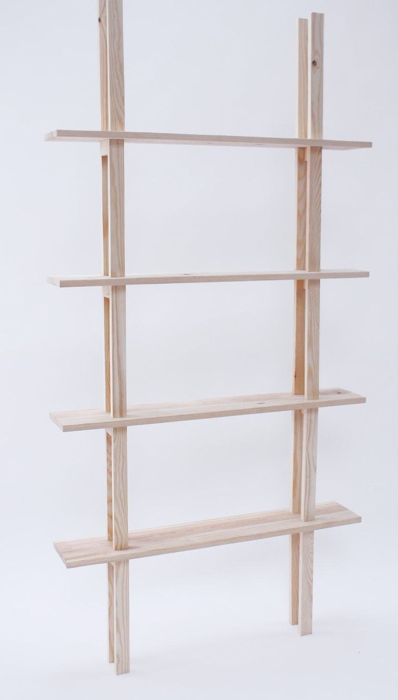 Stack Shelving, full height with four shelves